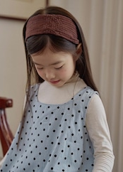 韓国子供服 / 26Autumn / 〖取寄〗Mardi Amber / ポーミングドットワンピース / キッズ服 *XS~XXL*