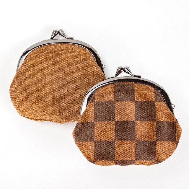 蔵彩布526　がま口小銭入（丸型）