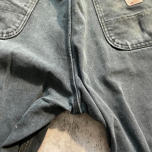 USA製 ブラック ダブルニー Carhartt B01 BLK 38×30 詳細写真19