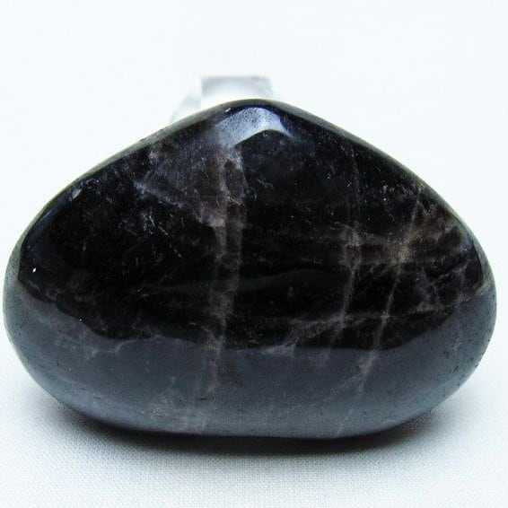 モリオン 置物 ハート 黒水晶 一点物 145-1949