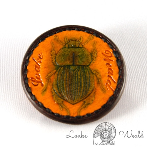 Brooch  Scarab beetle