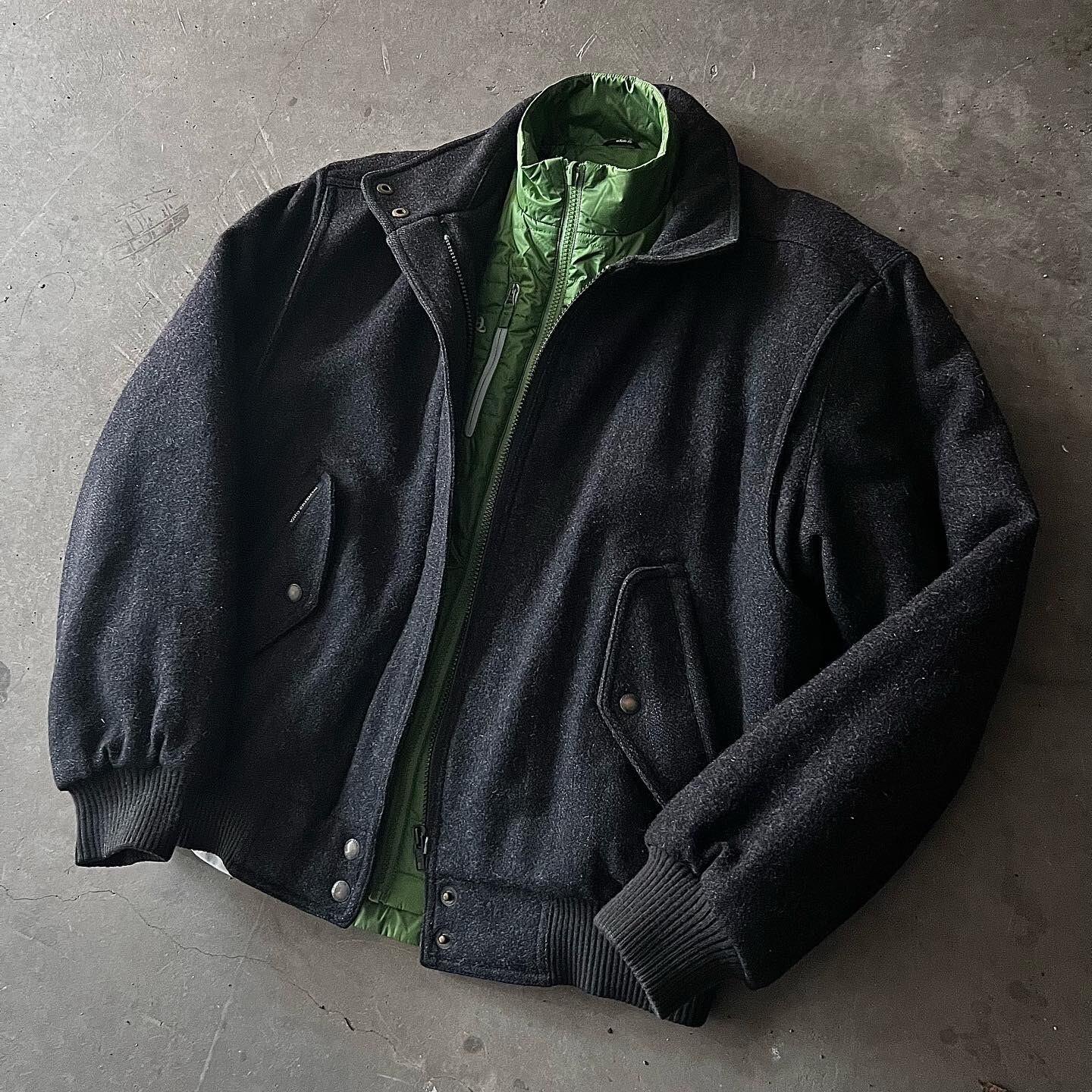 MEMBERS ONLY all pure wool jacket