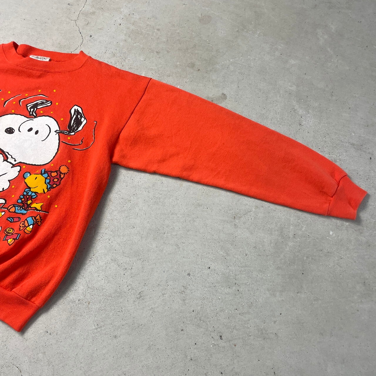 90年代 USA製 PEANUTS ピーナッツ スヌーピー プリントスウェット 