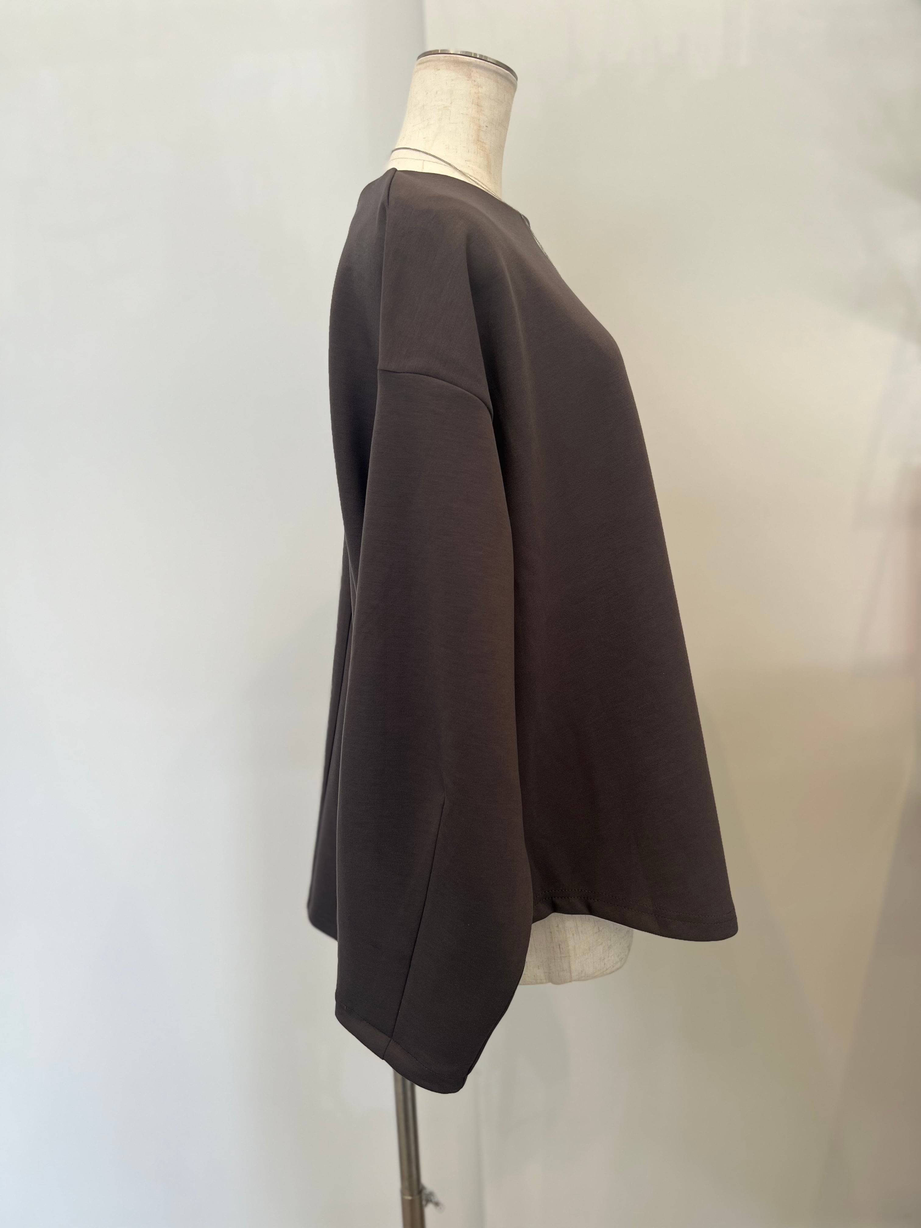 【SELECT】ダーツスリーブダンボールニットプルオーバー 45-0699