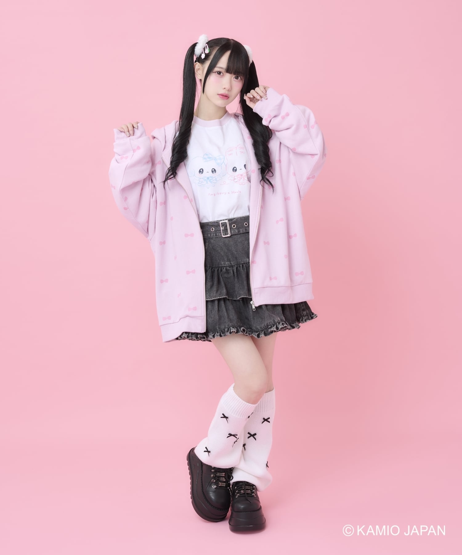 平成女児☆まじベリコラボロンTEE ピンク Tシャツ まじかるベリーベリー 平成女児☆まじベリコラボロンTEE(ピンク) | Hauls