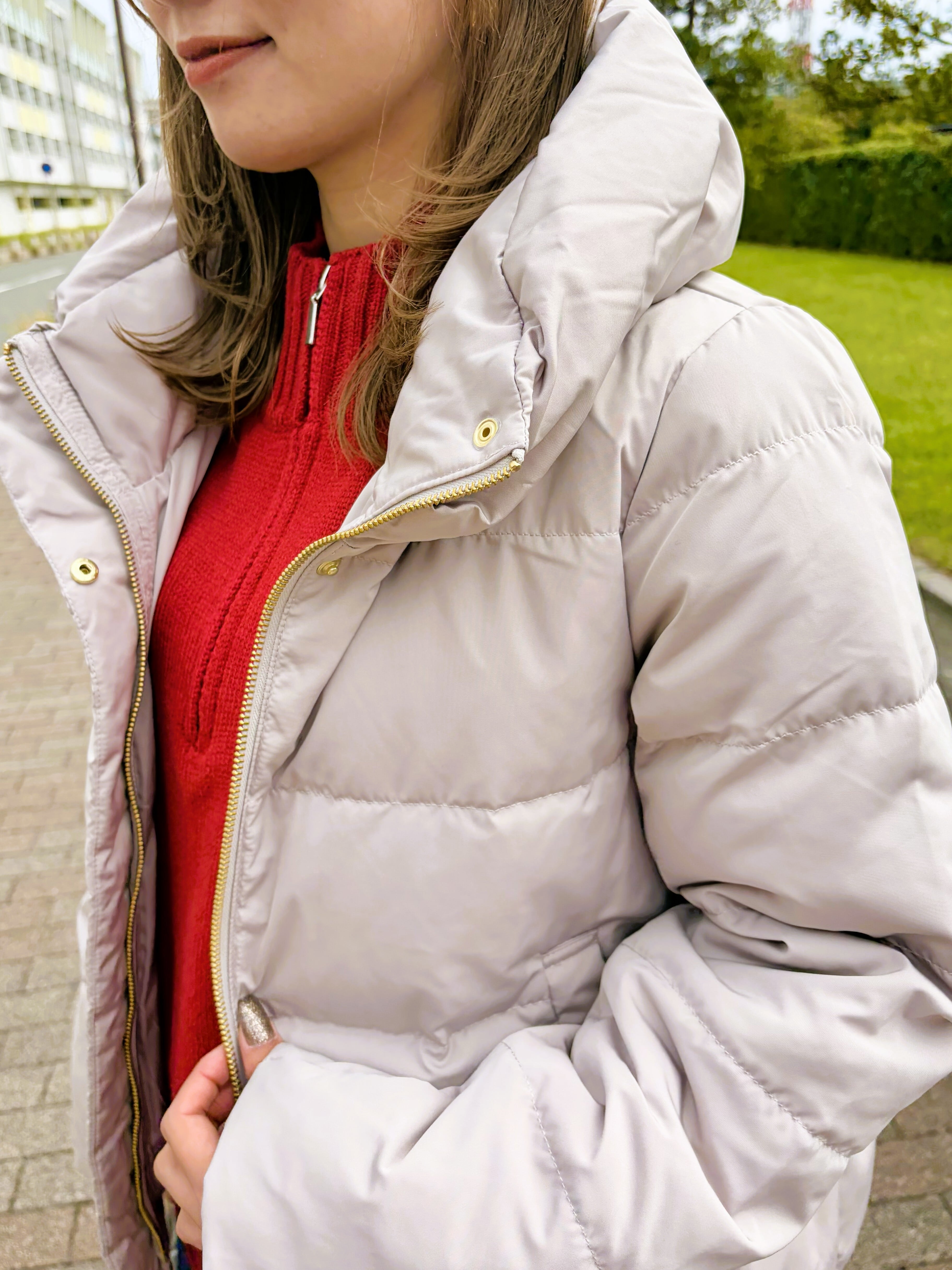 N°9286!】ピーチスキンハーフダウンジャケット (9205-58504) | 9286