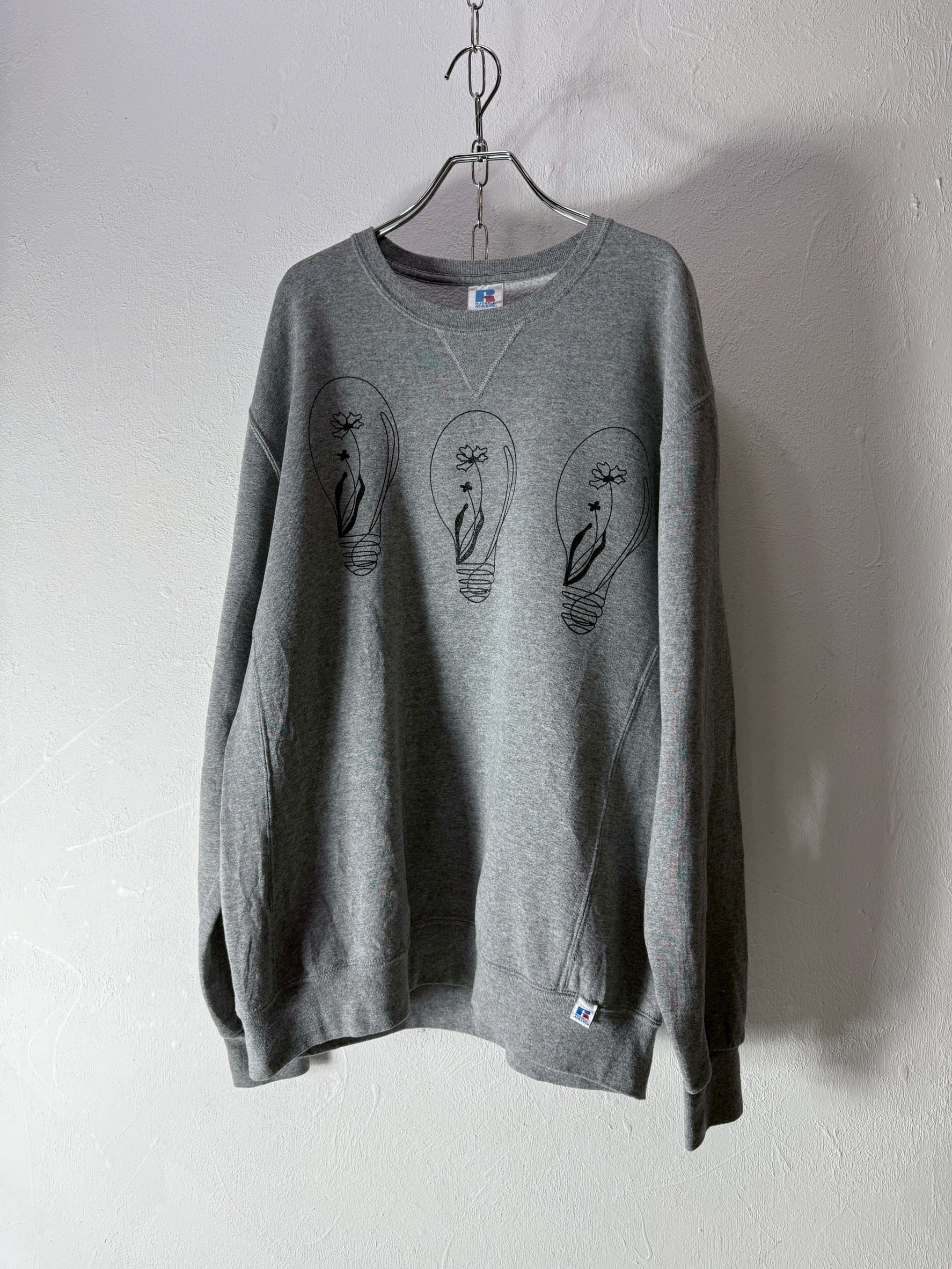 Light Bulb Art print sweat shirt