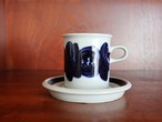 ARABIA  ANEMONE  コーヒーカップ＆ソーサー　