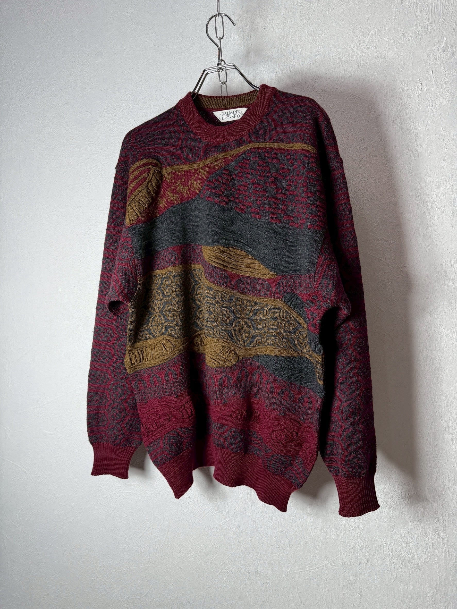 90’s ITALY made 3D Art Knit