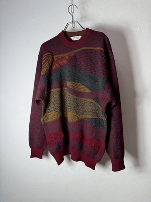 90’s ITALY made 3D Art Knit