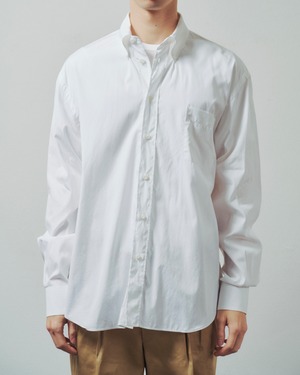 【極美品】PRADA special B.D. cotton shirt made in ITARY mint condition ／ プラダ スペシャル コットン シャツ ホワイト イタリア製 サイズ41 実寸L 長袖