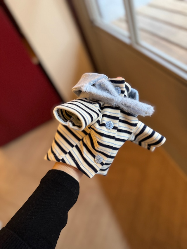 リボンカーディガン(BLUE)