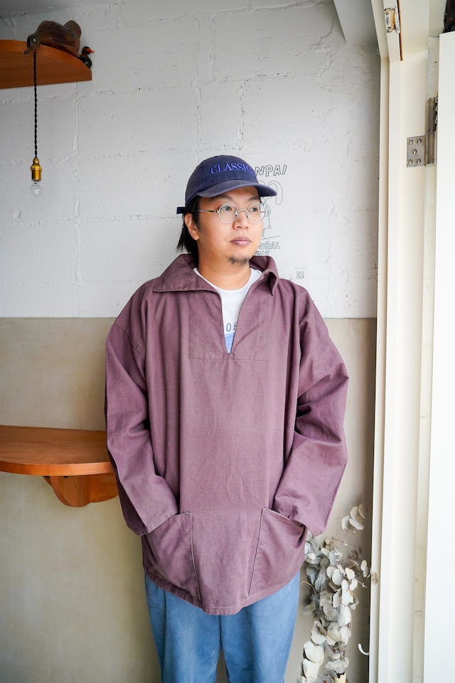 【1990s】"Newlyn Fisherman Smock" UK Cotton 100% Fisherman Smock / 6-278 【1990s】"Newlyn Fisherman Smock" UK Cotton 100% Fisherman Smock / 6-278