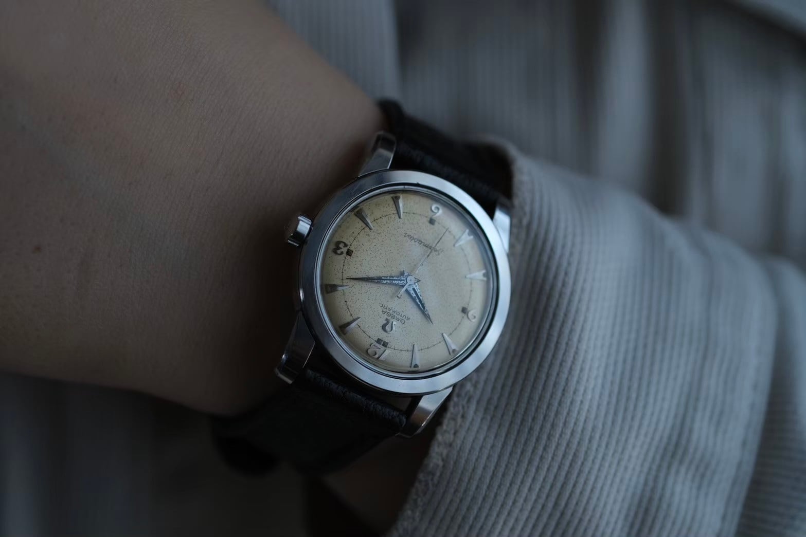 OMEGA】 1953年製 オメガ シーマスタ― ファースト 楔インデックス×飛び