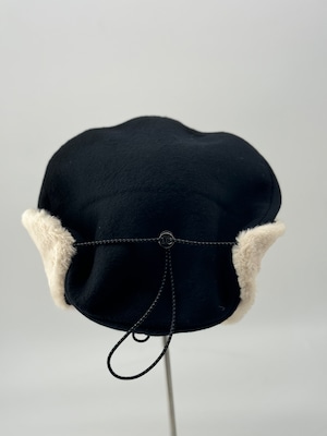 béret wool   dog ear　3way