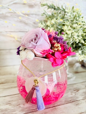 スウィンググラス ピンクパープル