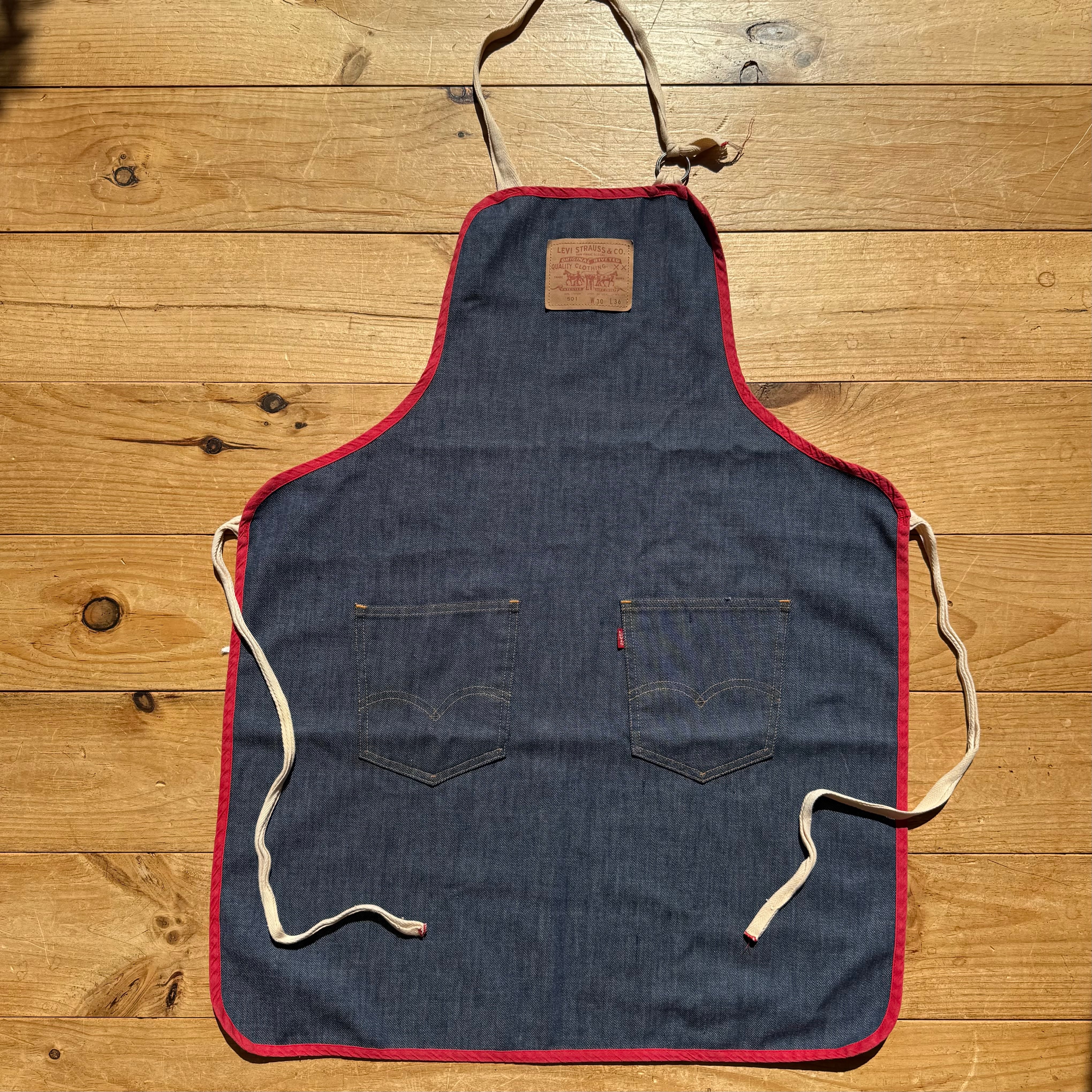 70's Used Vintage Levi's Apron リーバイス エプロン 紙パッチ 501 66