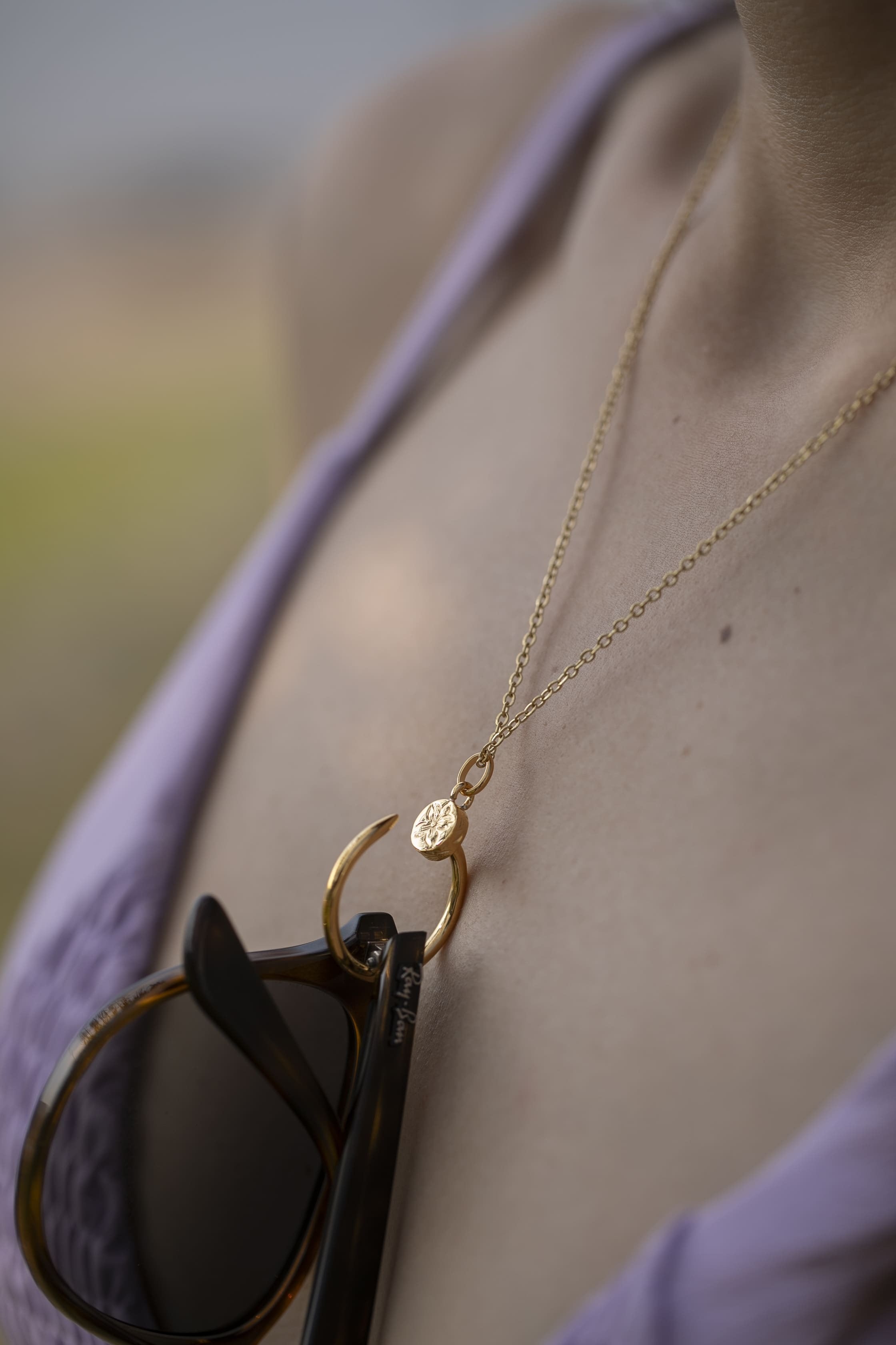 IRIE BEACH. GLASSES HOLDER necklace ゴールド GLASSES HOLDER necklace | IRIEBEACH