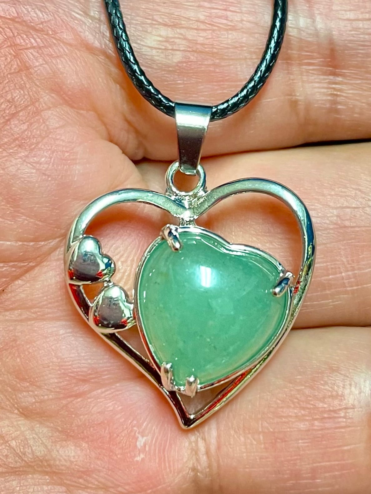 6) 「アベンチュリン」ハートPT