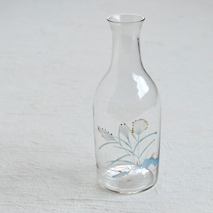 [NO.30701] ガラスのとっくり/ Glass Sake Bottle / Taisho Era