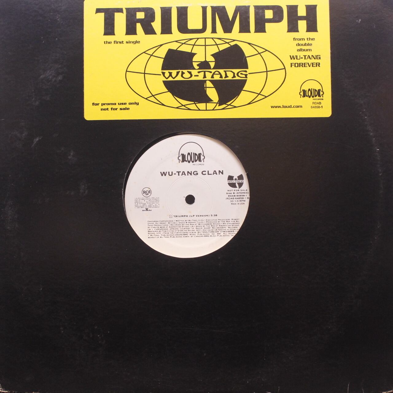 Wu-Tang Clan / Triumph [RDAB-64858-1] - 画像1