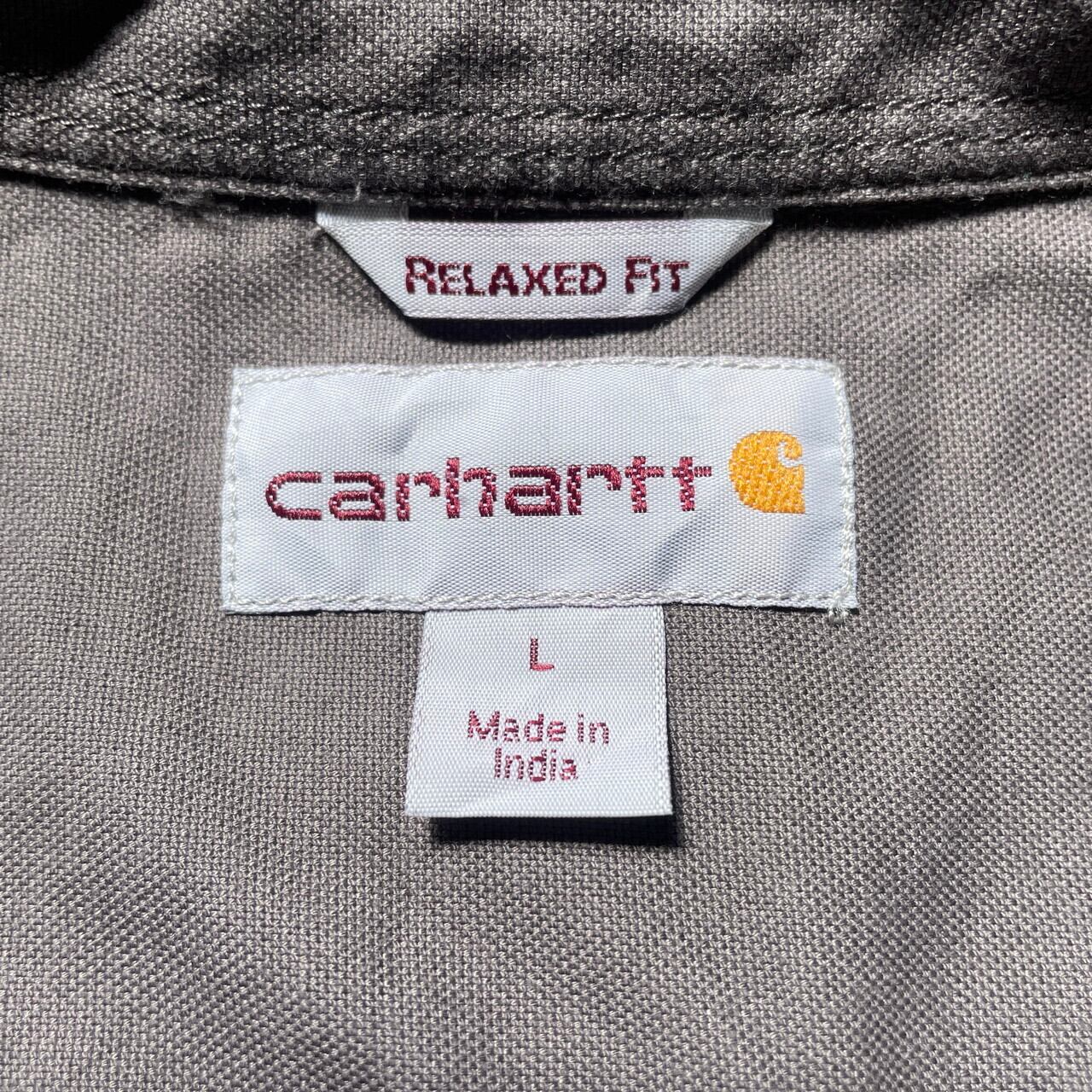 Carhartt カーハート RELAXED FIT 企業ロゴワッペン 半袖ワークシャツ