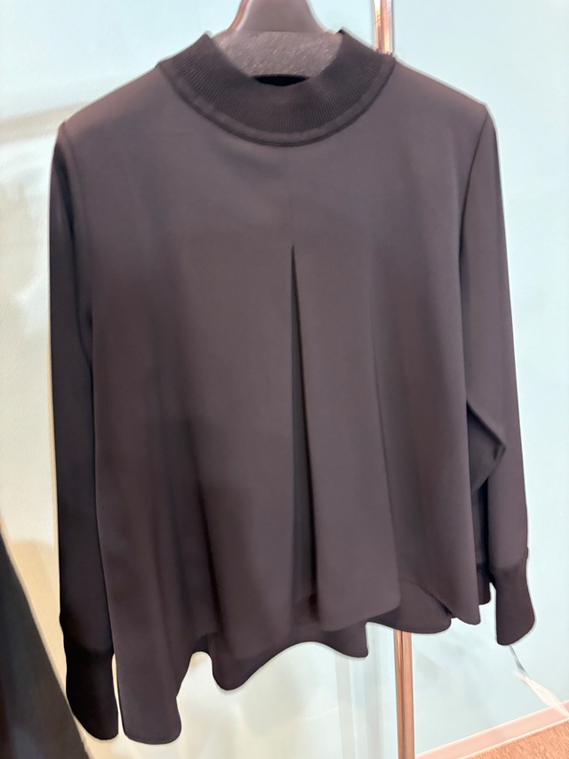 ライトボンディング　コクーンワンピース　チャコール　239903