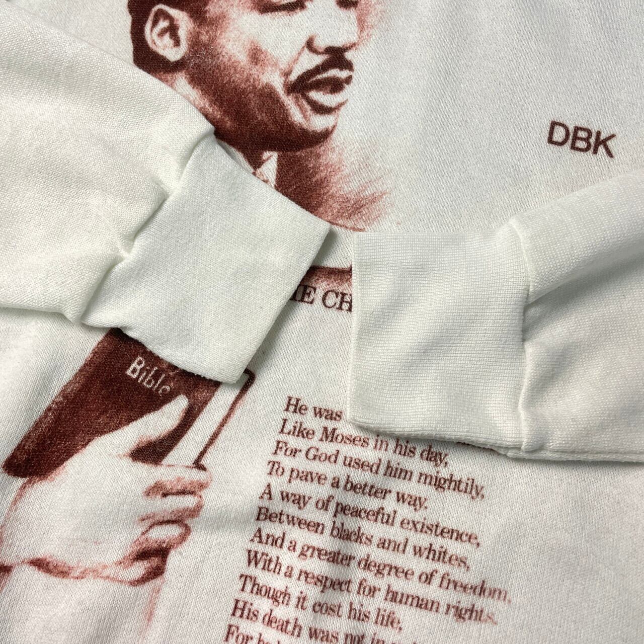 90年代 Martin Luther King Jr. キング牧師 プリントスウェットシャツ