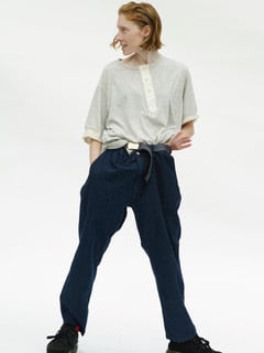 gourmet jeans” HENRY NECK S/S ASH” | Lapel online store