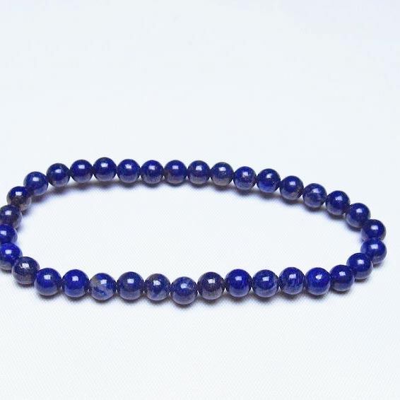 ラピスラズリ ブレスレット 5mm 一点物 メール便可 [M便 1/10] 111-48335