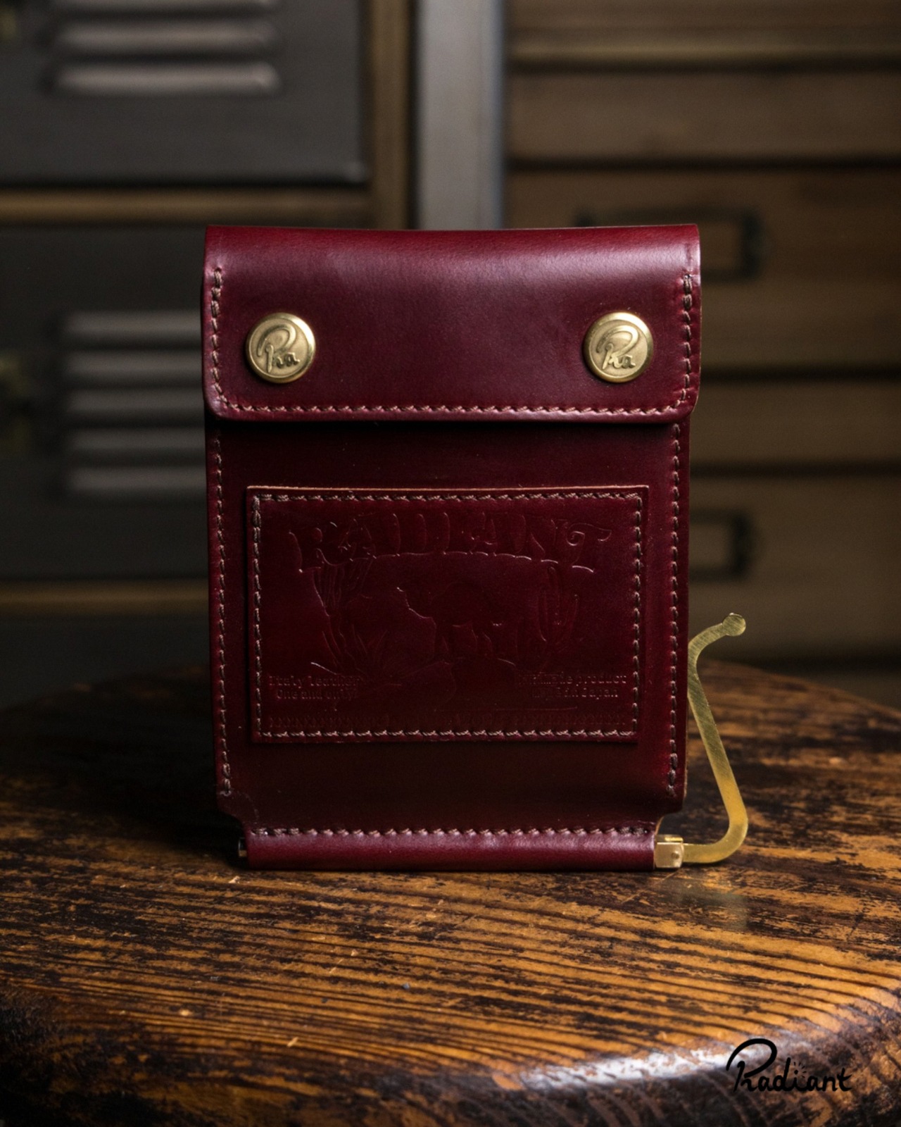 money clip / RW-09  クロムエクセル  バーガンディ  【数量限定】