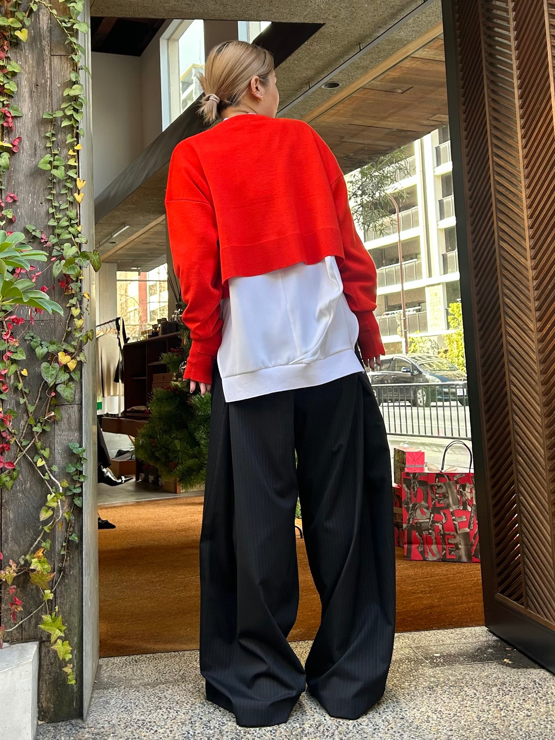 25SS】ENFOLD エンフォルド / BIG-BUTTON SHORT-CARDIGAN 25SS】ENFOLD エンフォルド / BIG-BUTTON SHORT-CARDIGAN