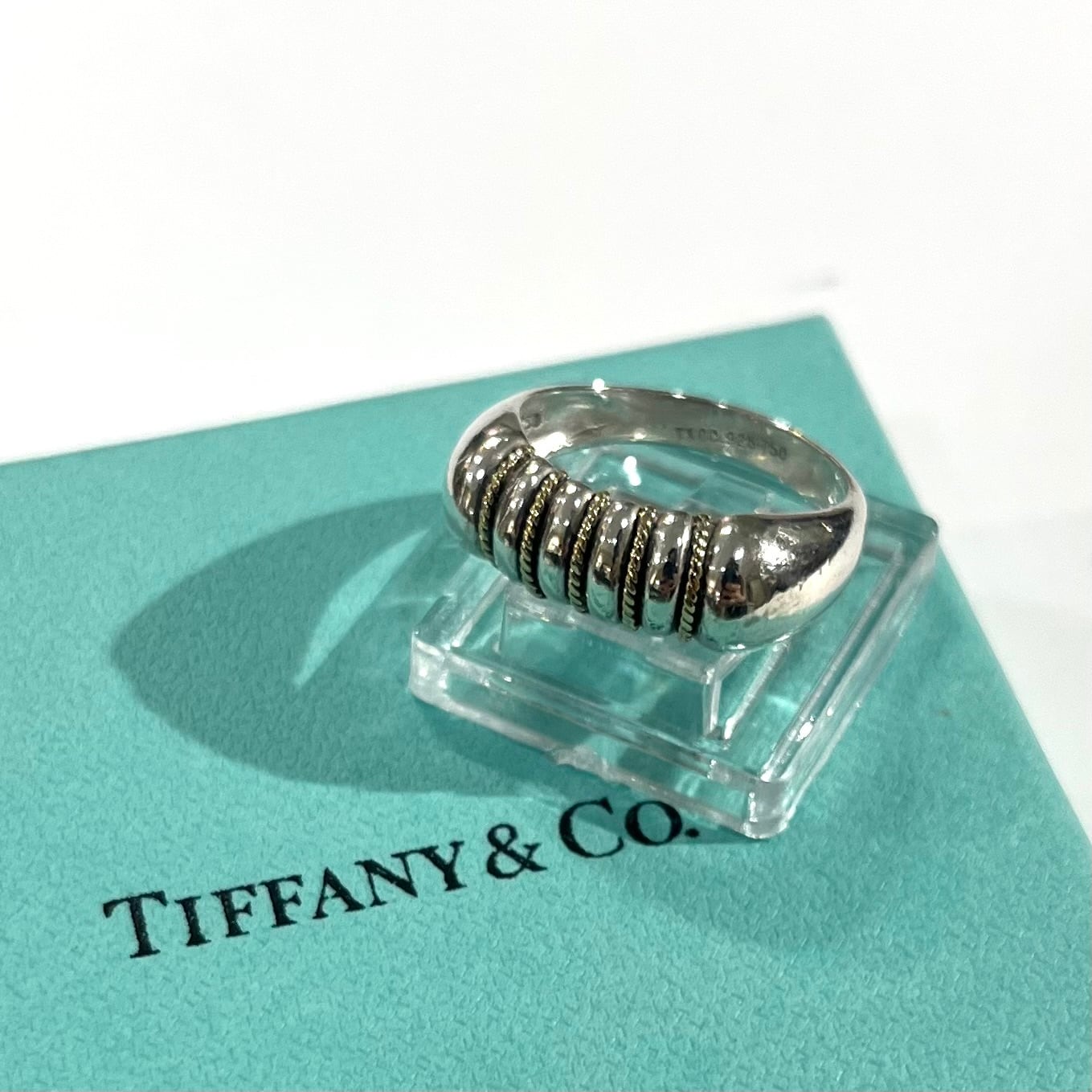 TIFFANY & Co.】【14号】VINTAGE ヴィンテージ ティファニー リブ
