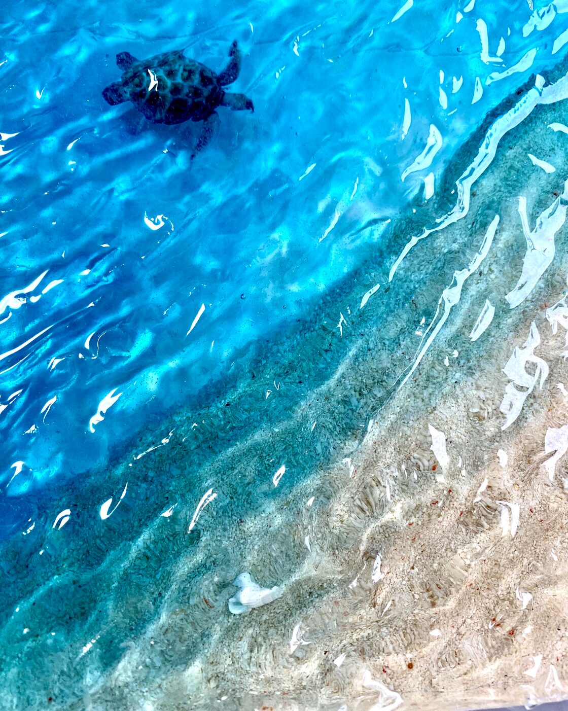 レジンアート 海アート インテリアパネル オーシャンアート （レジン  