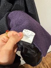 SONIA RYKIEL ブラック✖️パープル バイカラーテーラードジャケット