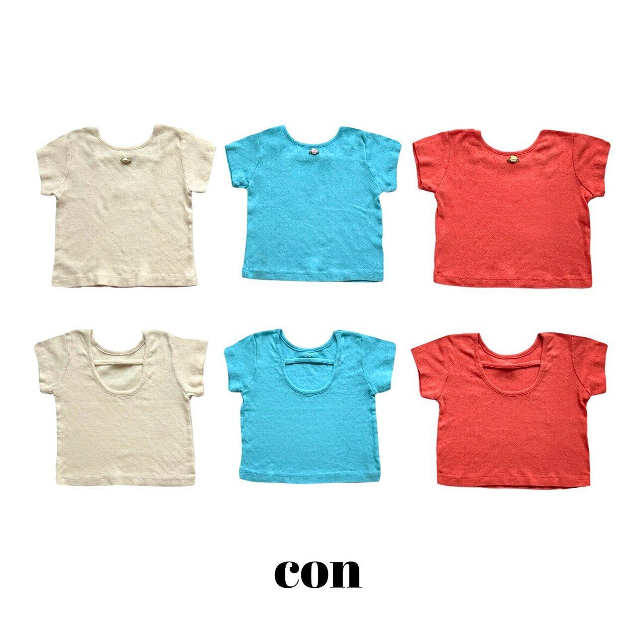 【予約】Kkotnim Back-Slit T-Shirt / con