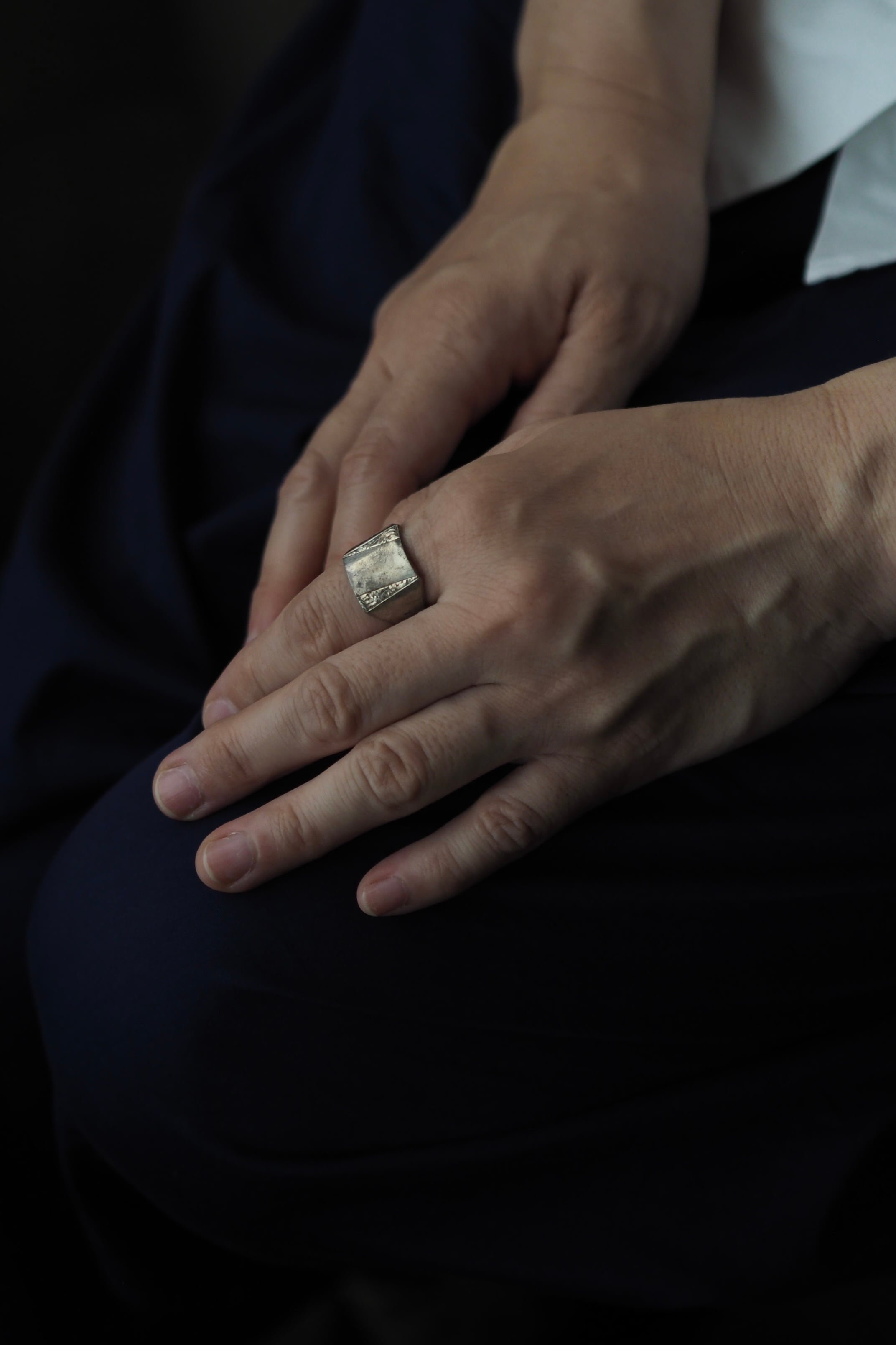 英国のシグネットリング-vintage sterling silver ring | アンティーク