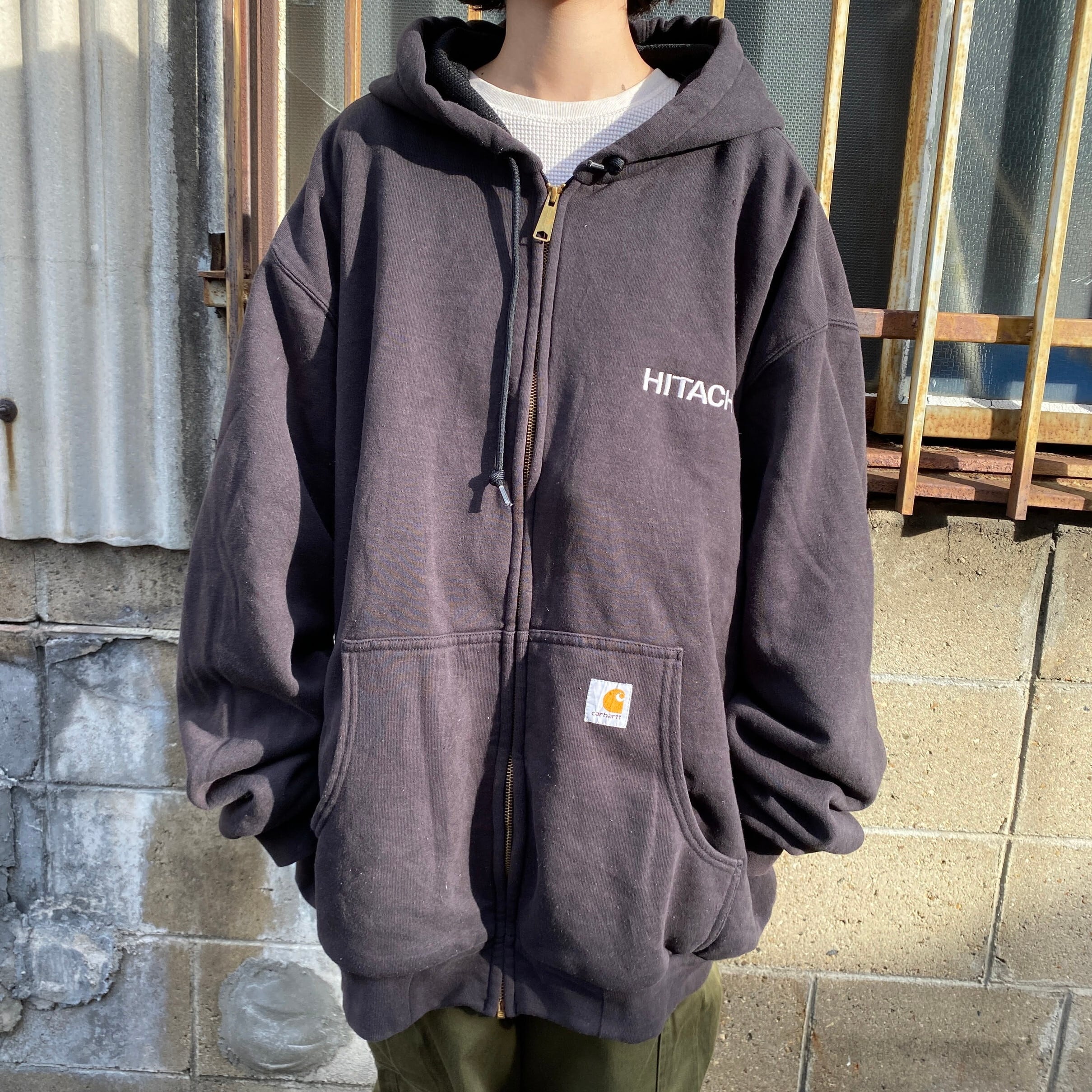 【入手困難‼︎】Carhartt◎XXL 企業 ジップ スウェット B242