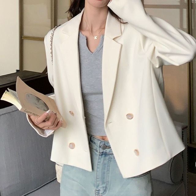 クロップド丈テーラードジャケット　12277