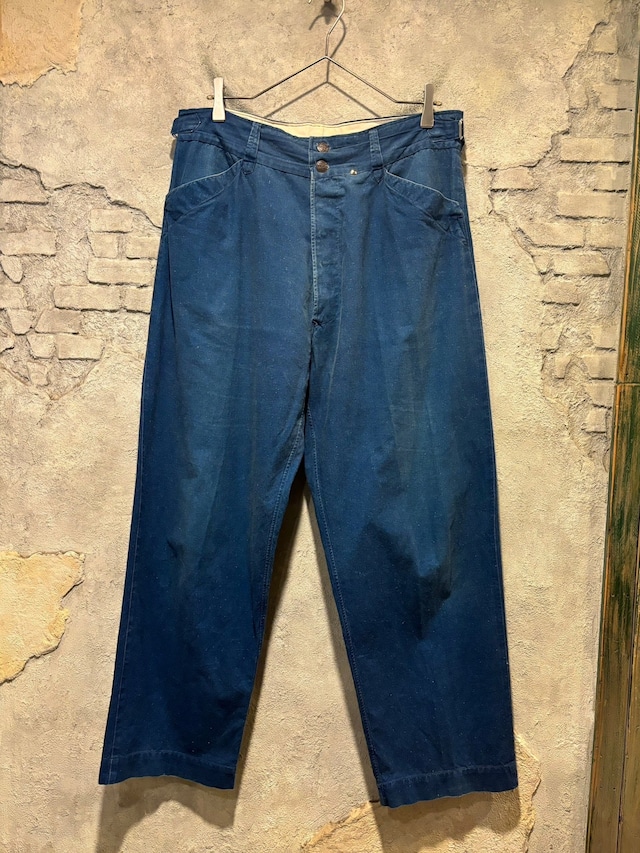す様専用 1970's French china work pants . Denim easy pants