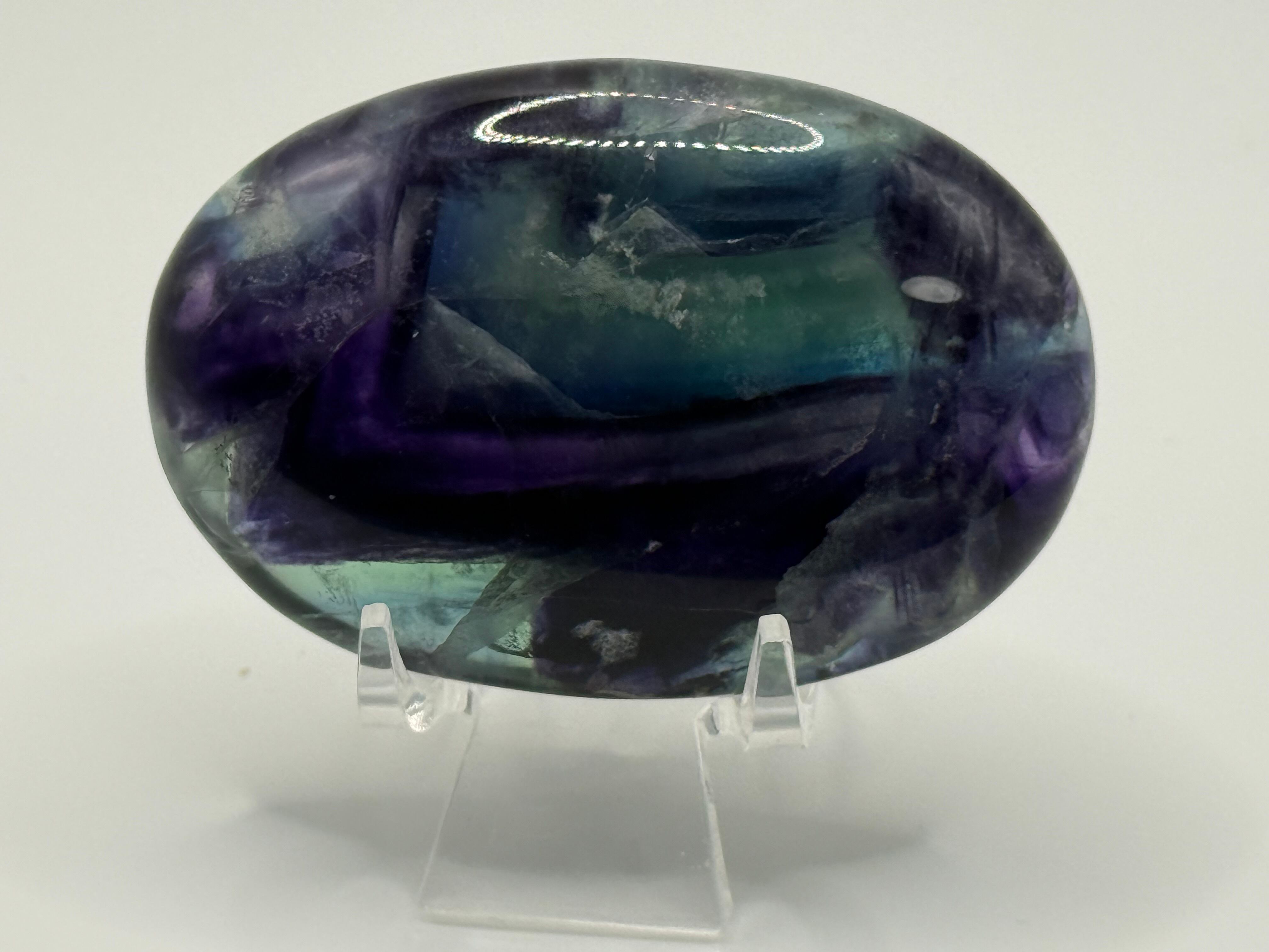 アイリス フローライト 握り石タンブル T008