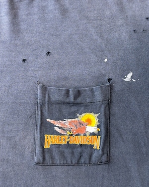 -HARLEY DAVIEDSON- Vintage 90s XL Print T-shirt made in USA