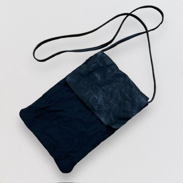 pas de calais cowhide leather×cotton pouch | CoCo Cuore