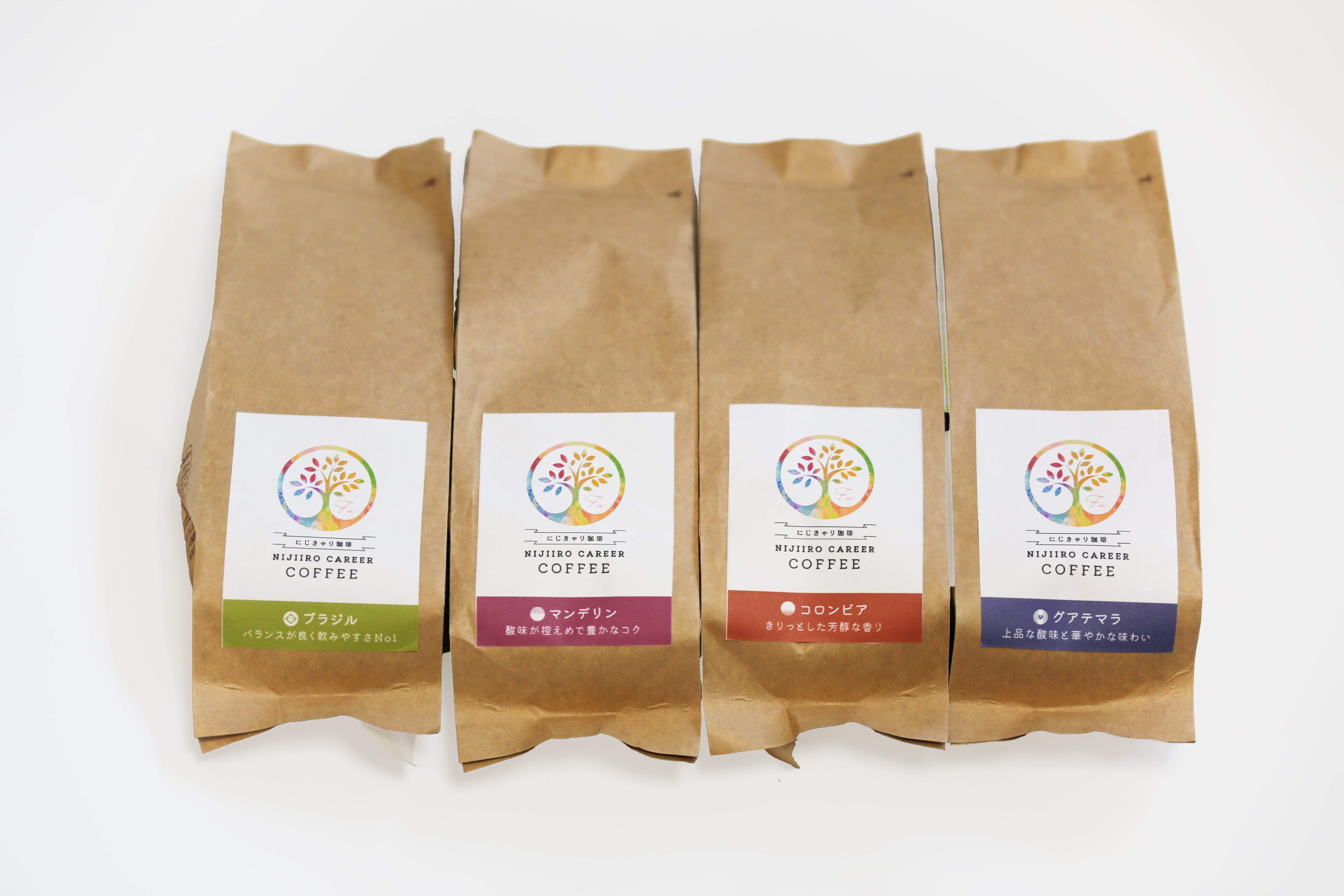 定期便8%割引2,600円→2,392円』【自家焙煎コーヒー豆100g×4種】 ～4