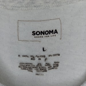 SONOMA　スウェット　ライトトレーナー　オーバーサイズ　無地　2XL