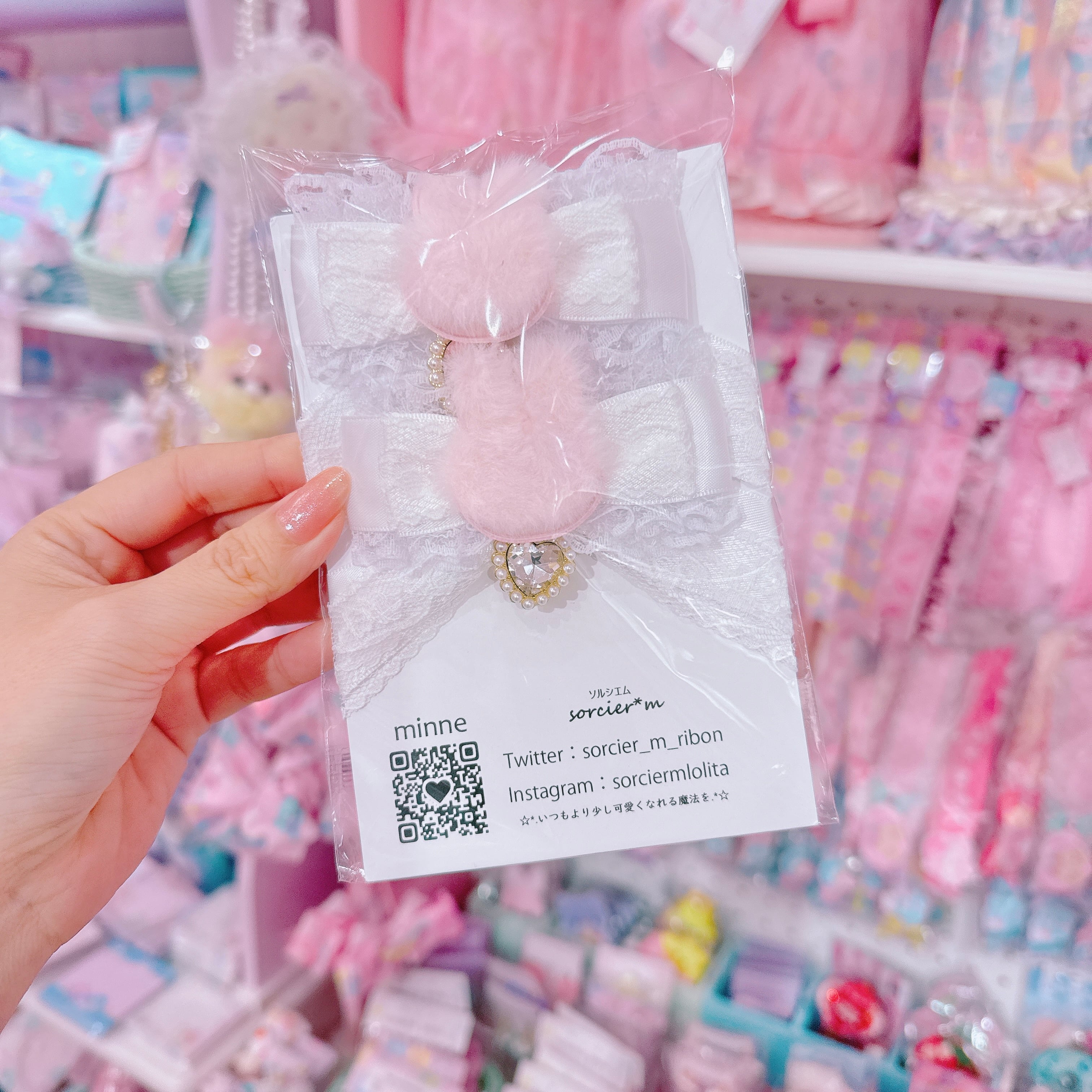 【E10】7-2ツインヘアクリップ