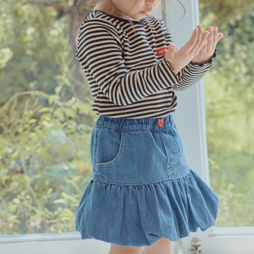 FIRST BLUE［取寄］balloon skirt 26autumn