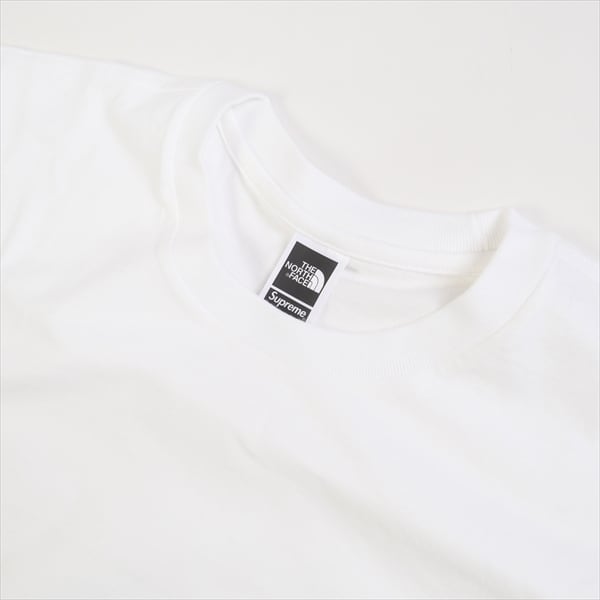Supreme シュプリーム Tシャツ サイズ:XL 23SS THE NORTH FACE ロゴプリント ポケット クルーネック 半袖 Tシャツ Printed Pocket Tee ホワイト 白 トップス カットソー ストリート アウトドア カジュアル ブランド【メンズ】