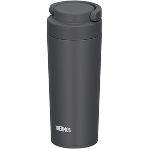 【数量限り】サーモス 水筒 真空断熱ケータイタンブラー キャリーハンドル付き 420ml スモークブラック JOV-421 SMB