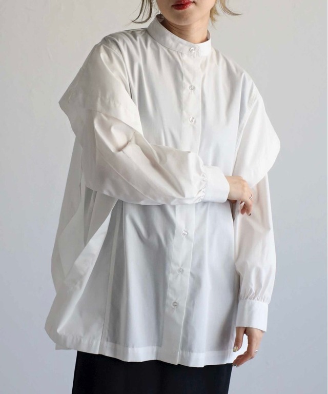 スクエアポンチョシャツ